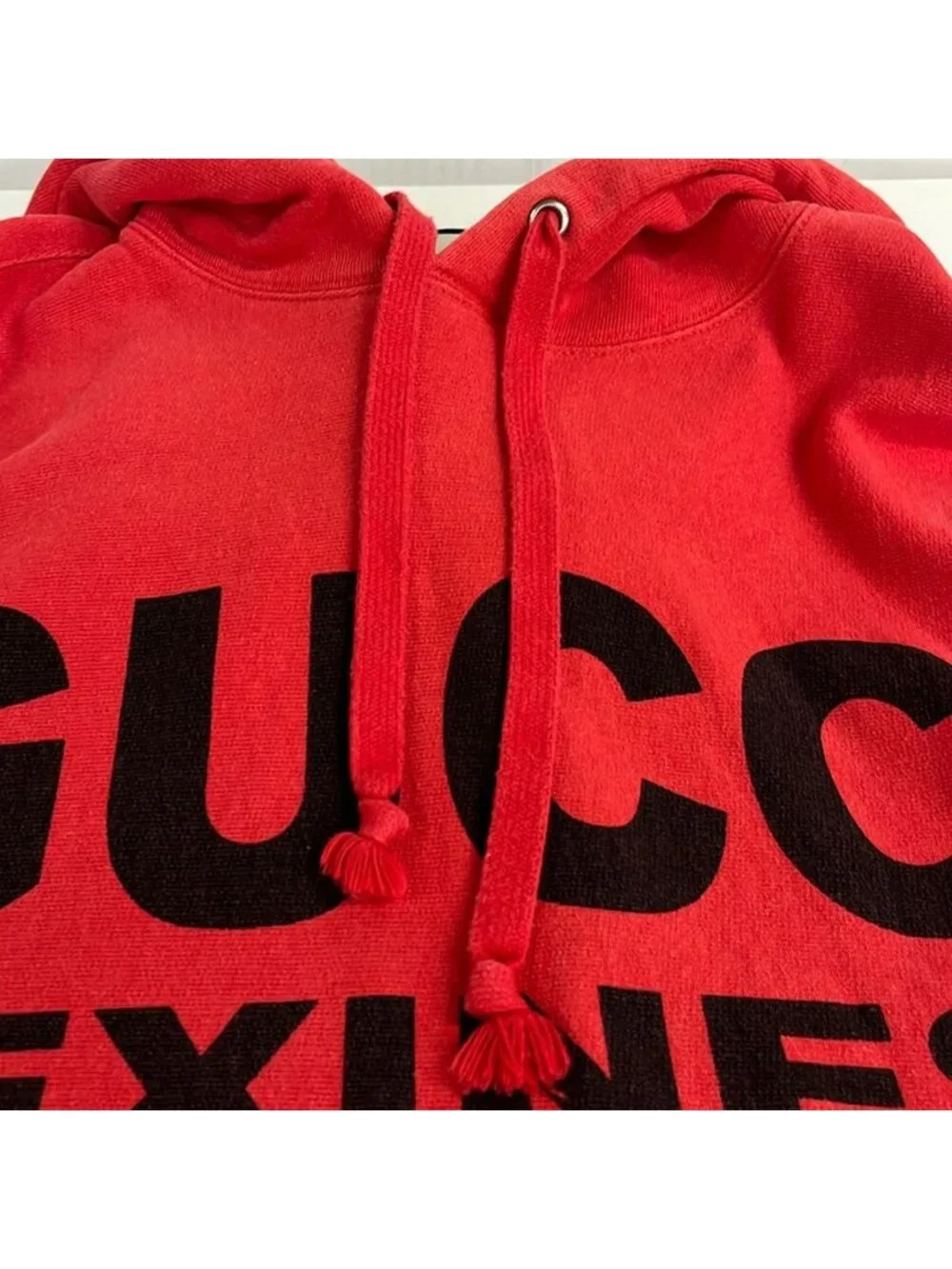 Gucci Hoodie Red Black XS
